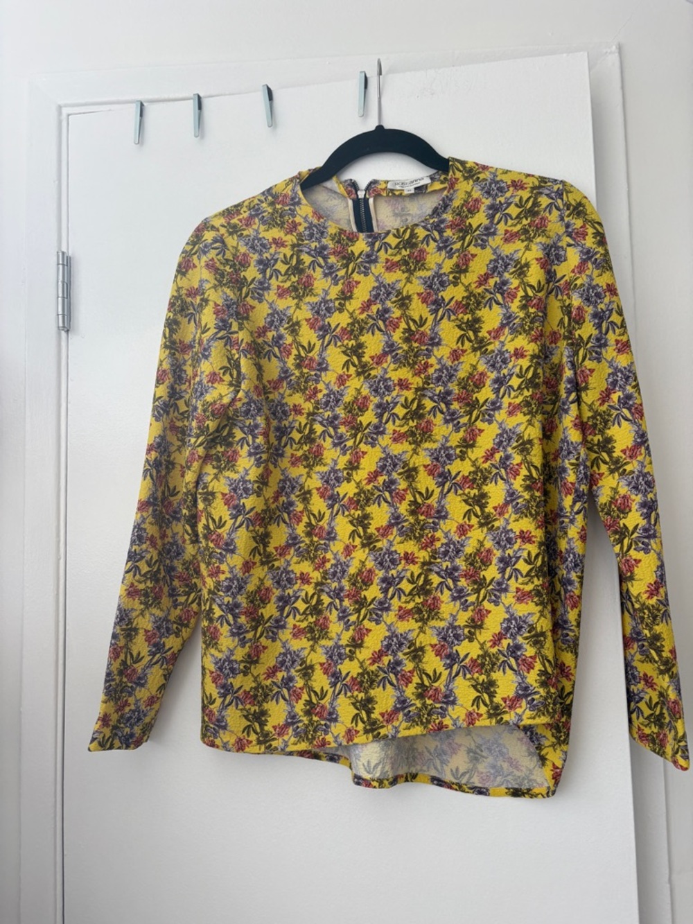 Roseanna Yellow Floral Print Top